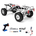 Miniatyrbild 1 av 8: Precisions CNC-bearbetad Rc-bilram i aluminiumlegering, hållbar uppgradering för Scx24-fordon, lättviktsuppgradering med anodiserad finish och