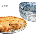Miniatyrbild 5 av 5: Innovativ Bake And Take Engångs Pajform, Extra Djup Design För Stora Pajer, Aluminiumfolie Idealisk För Högtidssammankomster Och Bondens Marknader (Förpackning