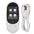 Miniatyrbillede 2 af 8: Sprog Oversætter Enhed 2.4in Touch Screen Real Time To Vejs Oversættelse Bærbar Intelligent Stemme Oversætter Hvid