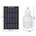 Miniatyrbild 6 av 8: Monokristallin solpanel, hög konverteringseffektivitet automatisk laddning och belysning idealisk för strömavbrott utomhusaktiviteter, effektiv lagring
