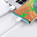 Pikkukuva 2 / 5: Alkuperäinen Huawei P30 Pro SuperCharge -kaapeli USB-C 22,5 W 5 A valkoinen