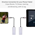 Miniatyrbild 3 av 6: Nätverksadapter, Thunderbolt 3-kompatibel Plug-and-Play USB C till Ethernet-adapter för stabil anslutning, Aluminiumhölje med halkfri design