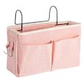 Miniatyrbillede 1 af 5: Sengside opbevaringspose med kroge Multifunktionel hængende organizer Caddy