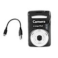Miniatyrbilde 2 av 2: Mini utendørs 16MP 720P 30FPS 4X zoom HD digitalt videokamera videokamera (svart)
