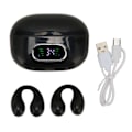 Miniatyrbillede 2 af 8: Bluetooth Oversættelses-øretelefon 144 Sprog Stereo Clip-On Oversættelses-øretelefoner med Opladningsetui til Android til IOS Sort