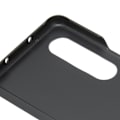 Miniatyrbillede 4 af 8: Business Læder Telefon Etui til Galaxy Z Fold 3 Støvsikker Foldbar Skærm Telefon Etui Mørkegrøn