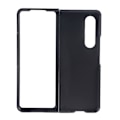 Miniatyrbild 7 av 8: Business Läder Mönster Telefonfodral Stötsäkert Telefonfodral för Samsung Galaxy Z Fold 3Blå