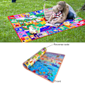 Miniatyrbilde 4 av 5: Baby Play Matte, Playmatte Baby Krypende Matte for Gulv Baby Matte Stor, Plysj Overflate Foldbar Sklisikker