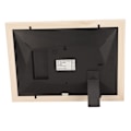 Miniatyrbillede 6 af 8: 10,1 tommer digital foto ramme 1280x800 IPS touchskærm WiFi elektronisk billedramme med træramme 100‑240V EU-stik