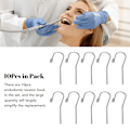 Miniatyrbillede 6 af 8: 10 stk. Endodontisk Locator Tilbehør Rustfrit Stål Dental Apex Rodkanal Lip Hooks Dele