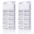Miniatyrbilde 1 av 2: Spikerforlengelsesform Tips Clear Poly
