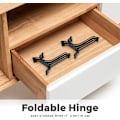 Miniatyrbillede 4 af 5: 5 stk. jernstativ, sort jernstaffeli pladeholder fotoholder stativ, viser billedrammer, dekorative tallerkener, tablets og kunst