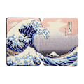 Miniatyrbillede 2 af 5: E-bogslæser Covers Malet Beskyttende PU Læder Etui til Kindle Paperwhite123 Ereader(Kanagawa Surfing )