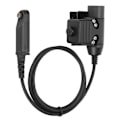 Miniatyrbild 5 av 5: U94 PTT-adapter headsettillbehör PU dragtråd PTT för UV9R PLUS för UVXR för BF9700