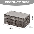 Miniatyrbillede 2 af 5: 1 stor kapacitet multi-lag transparent PET-boks