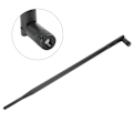 Miniatyrbilde 5 av 5: ABS Svart Kompakt W209 9DB Hard Rod WIFI 2.4GHz 9DBI Nettverkskort Router Høyforsterket Antenne Forbedre Stabilt Signal