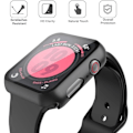 Miniatyrbilde 3 av 5: [2-pakning] Svart hardt etui kompatibelt med Apple Watch Series 3 S