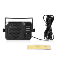 Pikkukuva 1 / 5: 1 kpl Mini kannettava 3,5 mm ulkoinen kaiutin Yaesu / Icom auto kaksisuuntainen radio musta