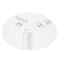 Miniatyrbilde 7 av 8: LP Stroboskop Skive Rotasjonshastighetsdeteksjon LP Vinyl Platespillere Kalibreringsskive for Vinyl Platespiller