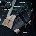 Miniatyrbild 5 av 5: Signal Blocking Faraday Pouch Bag, Set of 2 Rfid Signal Blocking Pouches for Car Key, Carbon Fiber Anti Rfid Protection Case