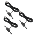 Miniatyrbillede 4 af 5: 3 stk. klo BNC-stik scanningsantenneudstyr til radioscanner sort