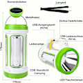 Miniatyrbild 2 av 5: Campinglykta med Uppladdningsbart Batteri, Vattentät & Portabel Utomhuslykta för Vandring & Camping, 3000mAh Powerbank