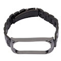 Miniatyrbillede 1 af 5: Smartwatch håndledsrem i rustfrit stål, anti-tabt med dobbelt lås folde spænde til Mi Band 6