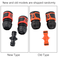 Miniatyrbilde 1 av 2: 3 stk hurtigkobling slangekobling vannrør adapter hagetilbehør for 1/2 slange