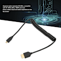 Miniatyrbild 8 av 8: HD Multimedia Interface-kabel med fjäderåterdragning, A-hane till D-hane, 8K 60Hz, Micro HD Multimedia Interface-kabel