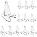 Miniatyrbilde 2 av 2: 12 stk. Mini Akryl Display Stativ Transparent Mynt Display Staffeli for Hjem Butikk Utstillinger