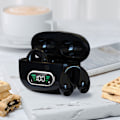 Miniatyrbild 8 av 8: Bluetooth Översättningshörlurar 144 Språk Stereo Clip-On Översättningshörlurar med Laddningsfodral för Android för IOS Svart
