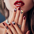 Miniatyrbild 4 av 4: 3D Nagelkonst Fjäril Nagelkonst Strass Diamant Glitter shape1