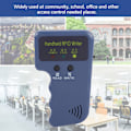 Miniatyrbillede 7 af 8: 125KHz EM4100 Bærbar Håndholdt RFID ID-kort Kopimaskine Læser Skriver Duplikator Nøglebrik