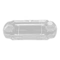 Miniatyrbild 2 av 8: Universellt skyddande fodral snyggt förhindrar halkning stöttåligt transparent skyddande skal med filmfäste för PSP