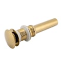 Miniatyrbilde 2 av 2: G1 1/4\" Messing Bad Vask Servanten Pop Up Avløp Montering NOn Overflow (Titanium Krom Plating)