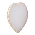 Miniatyrbild 1 av 2: Hjärtformad transparent palett i harts för blandning av nagellack, tips och displayhållare för manikyrverktyg
