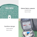 Miniatyrbild 3 av 5: Första hjälpen kit väska tom resemedicin påse mini bärare praktisk medicin piller droger paket arrangör