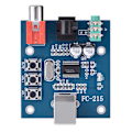 Miniatyrbild 5 av 5: PCM2704 USB DAC till S/PDIF HiFi ljudkort avkodningskort 3,5 mm analog utgång F/PC