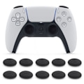 Miniatyrbild 1 av 6: Tumgrepp för PlayStation-kontroller, Omfattande skydd Silikonskydd Halkfritt Svettfritt Dubbat Tryckta Joystick-skydd för PS5, PS4,