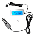 Miniatyrbild 1 av 5: Bil Digital 12V LCD Display Inomhus Utomhus Känslighet Termometer Temperaturmätare