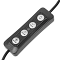 Pikkukuva 8 / 8: Suoraan lähetettävä USB-rengastäyttövalo himmennettävällä LED-lampulla ja matkapuhelinklipsipidikkeellä