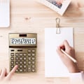 Miniatyrbild 3 av 5: Multifunktionell stor skärmkalkylator 12-bitars digital HD-skärm skyddande ögonsolarknappbatteri dubbel försäkring finansiell kalkylator praktisk