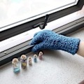 Miniatyrbild 5 av 5: 2 par Microfiber Auto Damting Rengöringshandskar Tvättbara rengöringsvantar för kök Husstädning Bilar Lastbilar Speglar Lampor Persienner Damming