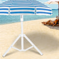 Miniatyrbillede 4 af 5: Trekantet Jern Foldbar Solparaply Stativ Støtte Base til Strand Have Camping Fiskeri