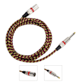 Pikkukuva 5 / 5: JORINDO XLR - 6,35 mm:n urosliitin, balansoitu signaaliyhteys, mikrofonikaapeli