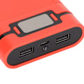Pikkukuva 3 / 8: DIY Mobiili 18650 Akun Laturi Power Bank 4 Akun Kapasiteetti Laatikko Mikro Tulo 2 Tapa Lataus LCD NäytölläPunainen