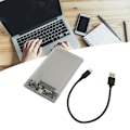 Miniatyrbillede 1 af 8: 2,5 tommer harddisk kabinet hurtig overførsel 5 Gbps ridsefast ekstern HDD kabinet adapter til 2,5 tommer SATA harddiske SSD