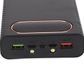 Miniatyrbillede 3 af 8: 8x21700 Batteri Powerbank Etui Hurtigopladning 22.5W DIY Powerbank Boks 15W Trådløs Opladning 21700 Batteri Boks Sort