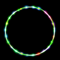 Pikkukuva 1 / 4: Led Hula Hoop Reifen für Kinder ab 6 Jahre und Erwachsene Fitn