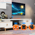 Miniatyrbild 3 av 5: Symphony of Style, Portabel CD-spelare med LED-display för hemmet, Bluetooth 5.1, HiFi-högtalare, Skrivbordsdesign, FM-radio, USB-uppspelning, TF-kort